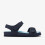 Clarks (Wide, 2 (Children's)) Bali Free K Navy 1