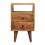 Classic Brown Wooden Bedside Table, 40*40*56cm 10