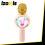 Draadloze Bluetooth karaokemicrofoon voor kinderen, roze 9