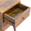 Chestnut Wood Bedside Table, 2 Drawers, 30*30*57cm 2