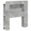 VidaXL vidaXL Headboard Cabinet with Storage Concrete Grey Engineered Wood 2