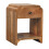Brown Solid Wood Nightstand – 30*30*40cm 2