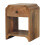 Brown Solid Wood Nightstand – 30*30*40cm 6
