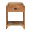 Brown Solid Wood Nightstand – 30*30*40cm 11