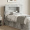 VidaXL vidaXL Headboard Cabinet with Storage Concrete Grey Engineered Wood 4