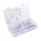 180 Pcs A1288 Split Galvanized R-Type Latch Bolt Cotter Pin Lockpin R Shape Cotter Pin 5