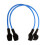 2pcs Blue TPU Windsurfing Fixed Harness Line - 26 Inch 3