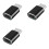 3X Type C Mouse Jiggler Undetectable Mouse Mover USB C Mouse Shaker Simulated Mouse Movement Black 1