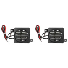 2X PTC Fan Heater,Thermostatic Ceramics Fast Heating Air Dehumidification DC Fan Heater DIY Accessories (24V 200W)