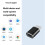 3X Type C Mouse Jiggler Undetectable Mouse Mover USB C Mouse Shaker Simulated Mouse Movement Black 4