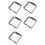 5X PC Power Button Cover Power Button Switch Cover Dustproof Safety Power Button Switch Cover 1
