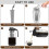 Cold Brew Coffee Maker Pitcher,64oz Iced Coffee Tea Pitcher for Fridge with Filter, Cold Brew Maker with Pour Spout Lid 5