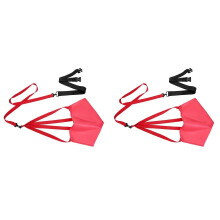 2X Swimming Strength Training Resistance Belt Swim Training Exerciser Belt with Drag Parachute for Adults Children