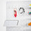 72Pcs Pegboard Hooks J Shape Pegboard Hook Peg Board Tool Organizer Accessories, White 3