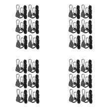 24Pcs 1/8 Inch Heavy-Duty Adjustable Growth Light Ratchet Rope Hanger, Used for Gardening of Growing Lamps