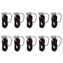 10X 12V LED Green Underwater Submersible Night Fishing Light Crappie Shad Squid Boat Fishing Light