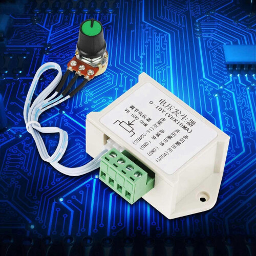 6X DC Voltage Generator Module 0-10V 10MA Adjustable Analog Voltage Signal Generator for PLC MCU Industrial Controller 1