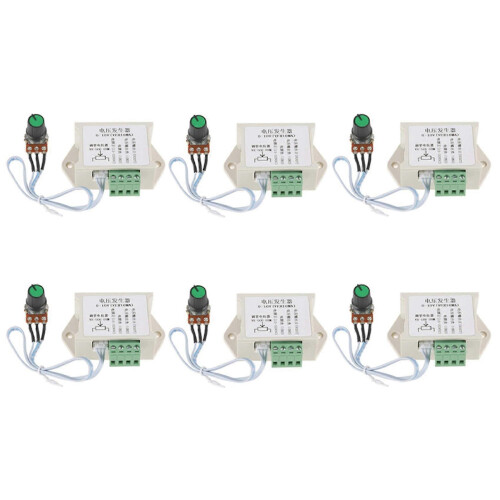 6X DC Voltage Generator Module 0-10V 10MA Adjustable Analog Voltage Signal Generator for PLC MCU Industrial Controller