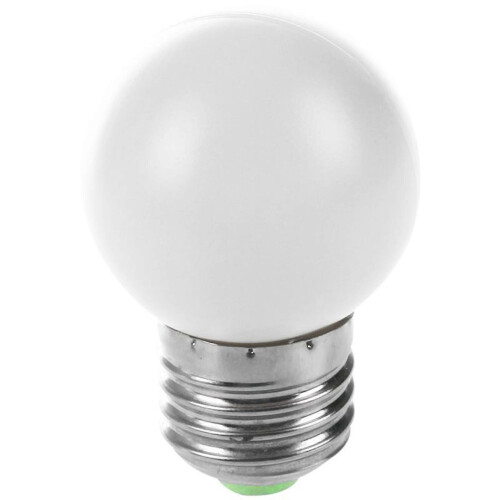 8X E27 LED Light White Bulb Plastic Bulb (0.5W Power, White) 2