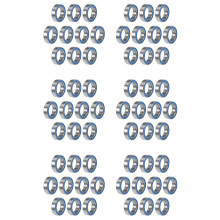 60PCS 6700-2RS 6700 2RS 10X15X4mm Miniature Seal Deep Groove Ball Bearing,Blue