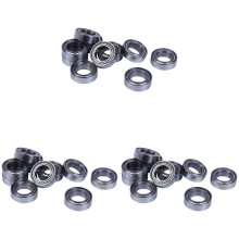 30Pcs Miniature Sealed Metal Shielded Metric Radial Ball Bearing Model MR106-ZZ 6x10x3mm