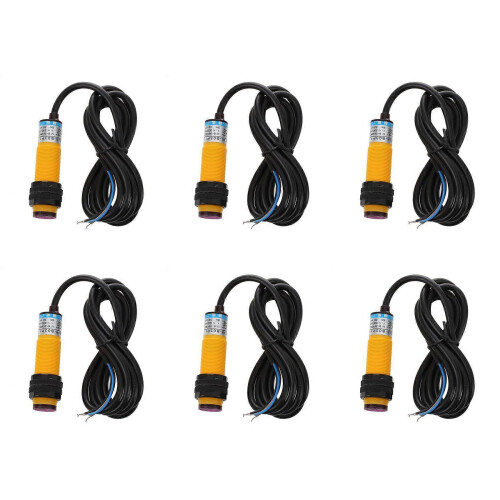 6X DC 3 Wire 6-36V PNP IR Photoelectric Sensor Switch 30cm E18-B03P1
