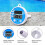 3X Floating Pool Thermometer Wireless - Swimming Pool Temperature Thermometer Easy Read, Solar Digital Pool Thermometer 2