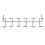 4 Pcs Screwdriver Holder Pegboard Multi-Tool Holder Accessory Pegboard Accessories Multi-Ring Tool Holder for Pegboard 5