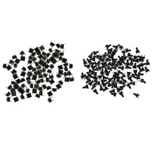 200 Pcs PCB Momentary Tactile Tact Push Button Switch 4 Pin DIP, 6X6X9.5mm & 6X6X4.5mm