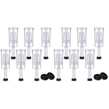 Airlock Set for Fermentation, 40 Pieces Silicone Grommets and 6 Pieces Plastic Airlock for Preserving