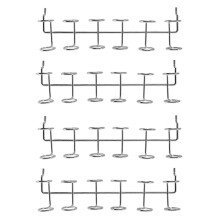 4 Pcs Screwdriver Holder Pegboard Multi-Tool Holder Accessory Pegboard Accessories Multi-Ring Tool Holder for Pegboard
