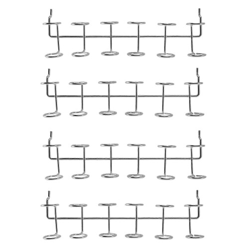 4 Pcs Screwdriver Holder Pegboard Multi-Tool Holder Accessory Pegboard Accessories Multi-Ring Tool Holder for Pegboard