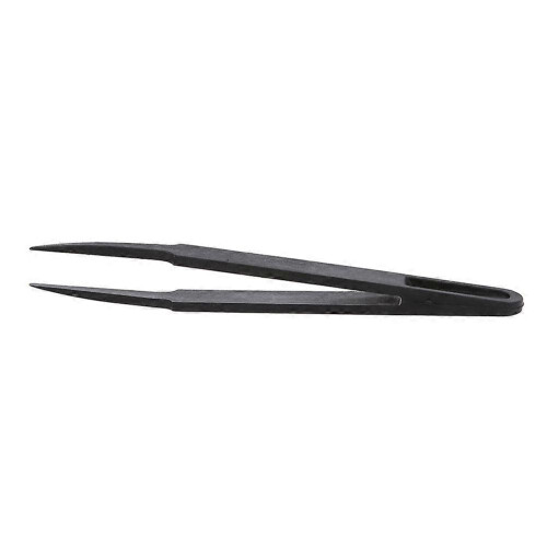 10X Black Plastic Anti-Static Tweezers Repair Tool 2