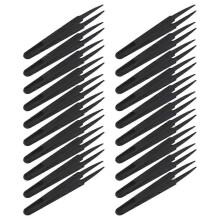 10X Black Plastic Anti-Static Tweezers Repair Tool