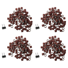 400Pc 1/2 inch Sanding Bands Kit with 8 Sanding Drum Mandrel for DREMEL Rotary Tools