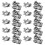 100Pcs Cabinet Spring Loaded Iron Straight Loop Toggle Latch 45mm Length 1