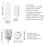 Smart Socket Outlet 16A and Door/Window Sensor Wireles Remote Control Anti-Theft Alarms Socket WiFi Timer Socket EU Plug 2