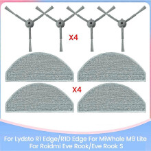 For Lydsto R1 Edge/R1D Edge for MiWhole M9 Lite for Roidmi Eve Rook/Eve Rook S Replacement Parts Side Brush Mop Cloth