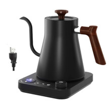 900ml Gooseneck Electric Kettle Smart Temperature Control Pot 1200W Rapid Heating Kettle 304 Stainless Steel Liner (US)