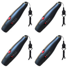 4X Electronic Whistle Coaches Whistle 3 Sound Effects Coaches Whistle with Lanyard School Teacher Whistle Sports Whistle