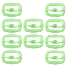 Green 10Pc Dental Retractor Soft Silicon Intraoral Lip Cheek Retractor Mouth Opener Cheek Expand Dental Orthodontic