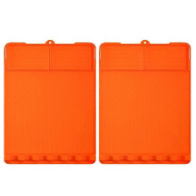 2-Pack Silicone Grill Mat 15.7x11.8 Inch, Non-Slip, Heat-Resistant, Perfect BBQ for Men