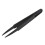 2X Black Plastic Anti-Static Tweezers Repair Tool 4