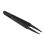 2X Black Plastic Anti-Static Tweezers Repair Tool 2