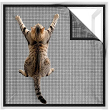 Window Fly Screen, Cat Screen, No Drilling, Cat Net, Scratch-Resistant, Stable for All Indoor Windows, Skylights