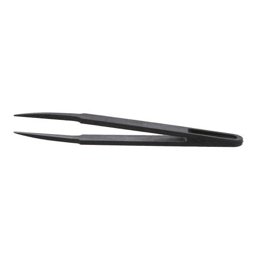 2X Black Plastic Anti-Static Tweezers Repair Tool 2