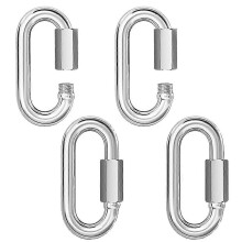 Stainless Steel Quick Chain Links for Hammocks, Shade Sails, Rigging