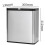 Stainless Steel Induction Hanging Garbage Bin for Kitchen, Odorless and Design 3