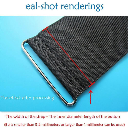 Versatile Metal Buckles for Webbing - Oval & Rectangle Shapes, 150mm Sizes 2