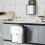 Stainless Steel Induction Hanging Garbage Bin for Kitchen, Odorless and Design 5